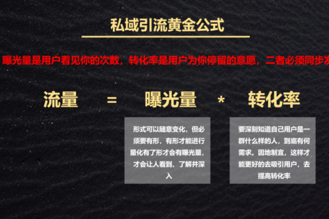 私域引流全流程拆解：1套黄金公式 + 4 大基本策略